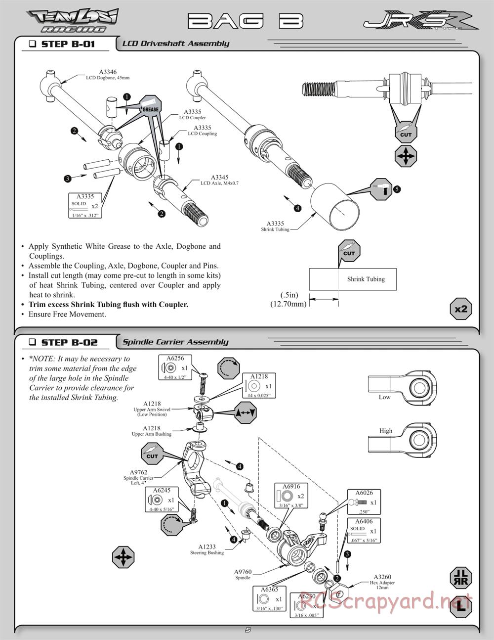 Team Losi - JRX-S Type-R - Manual - Page 8