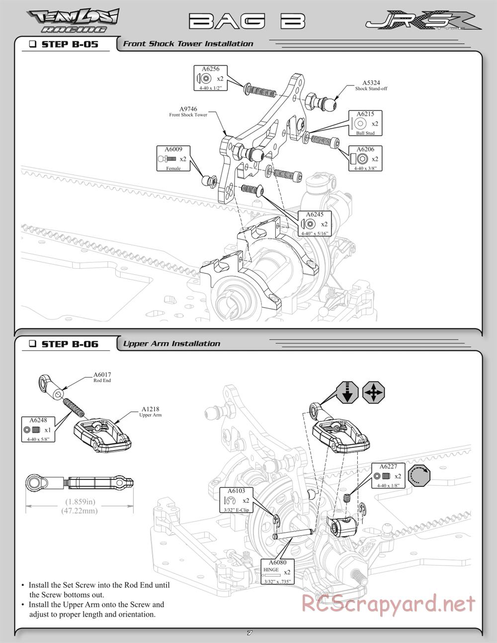 Team Losi - JRX-S Type-R - Manual - Page 10