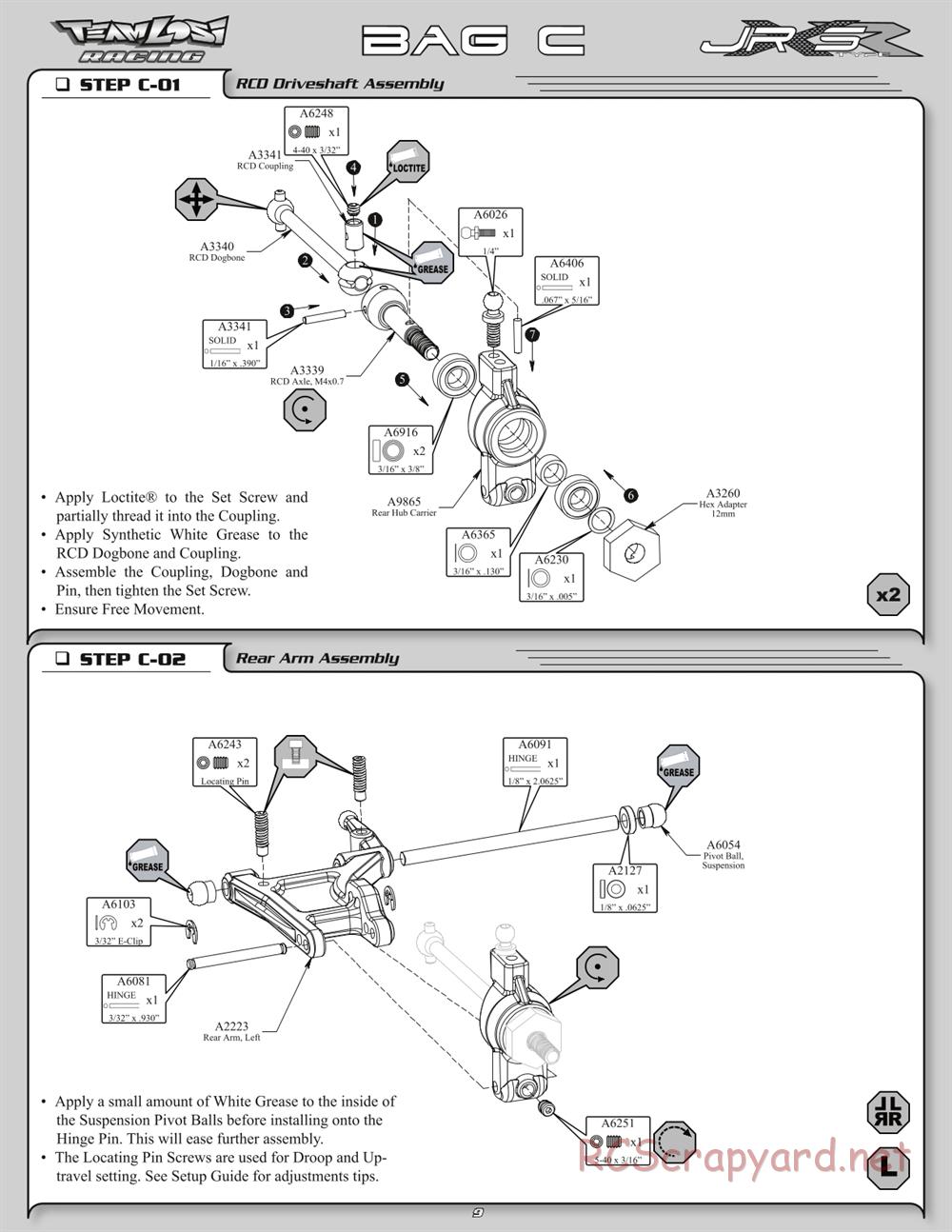 Team Losi - JRX-S Type-R - Manual - Page 12