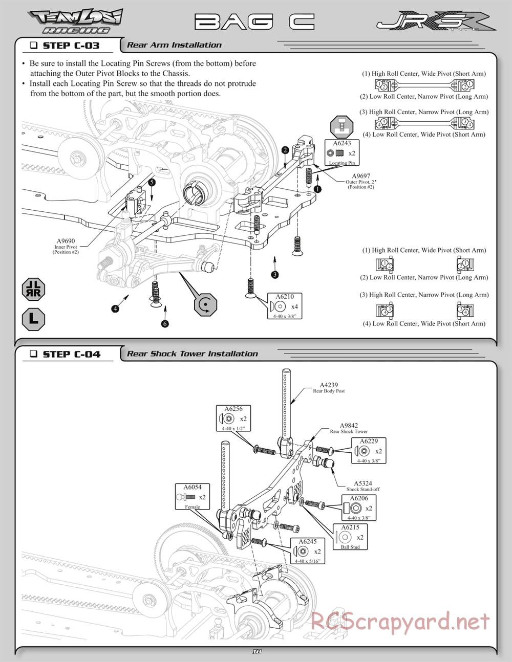 Team Losi - JRX-S Type-R - Manual - Page 13