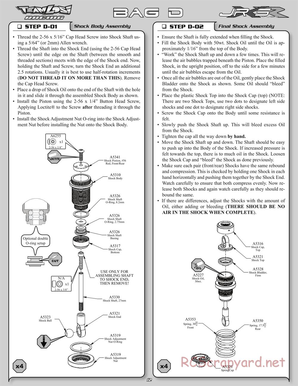 Team Losi - JRX-S Type-R - Manual - Page 15