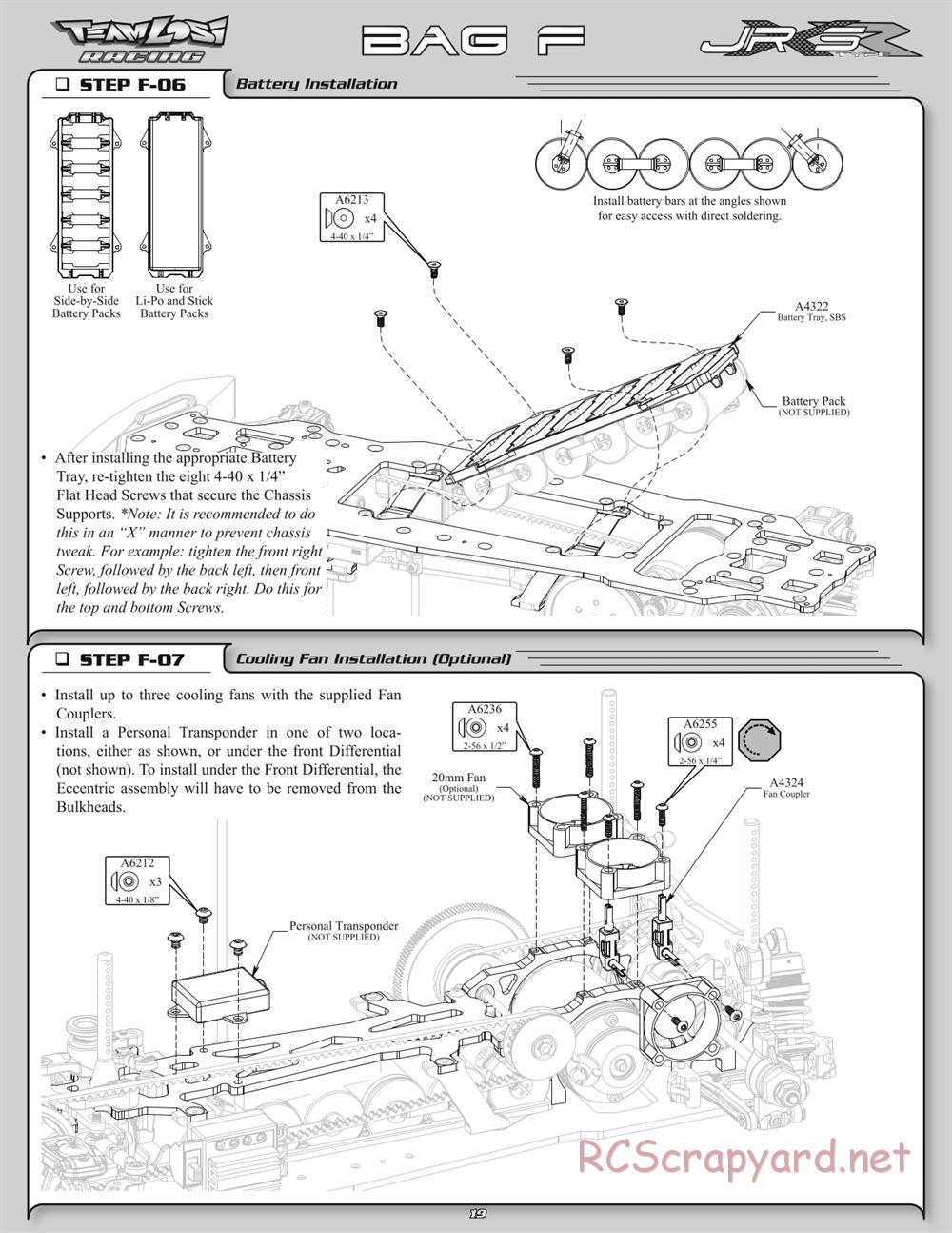 Team Losi - JRX-S Type-R - Manual - Page 22