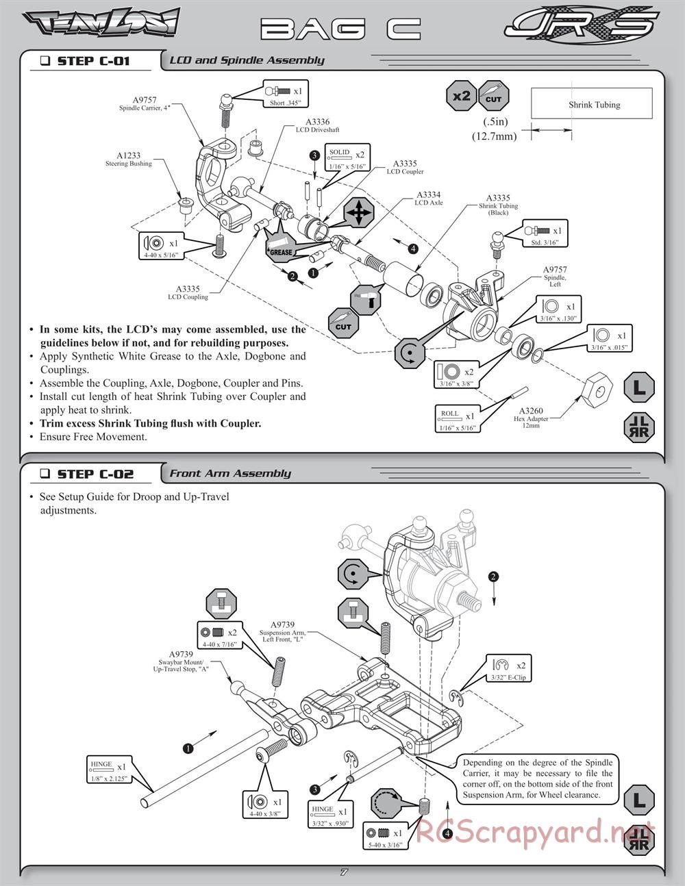 Team Losi - JRX-S - Manual - Page 10