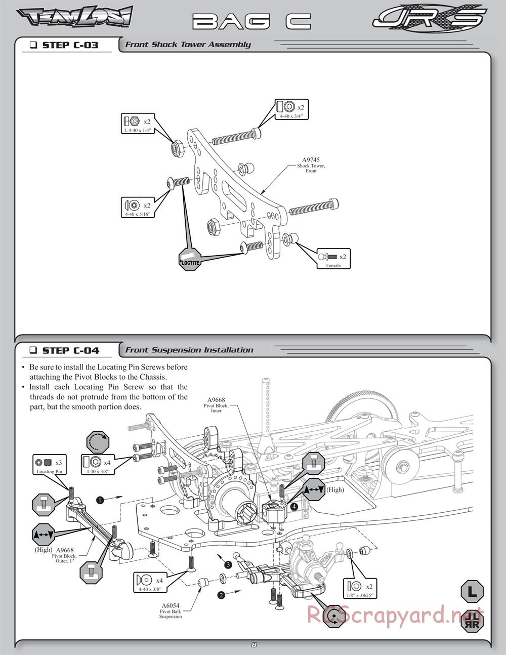 Team Losi - JRX-S - Manual - Page 11