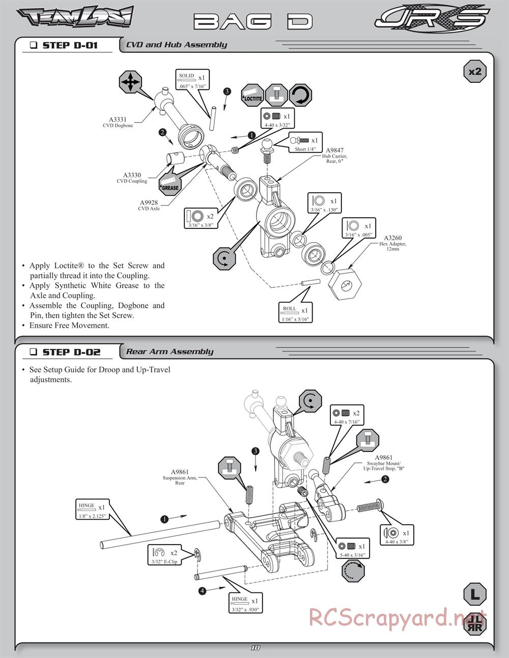 Team Losi - JRX-S - Manual - Page 13