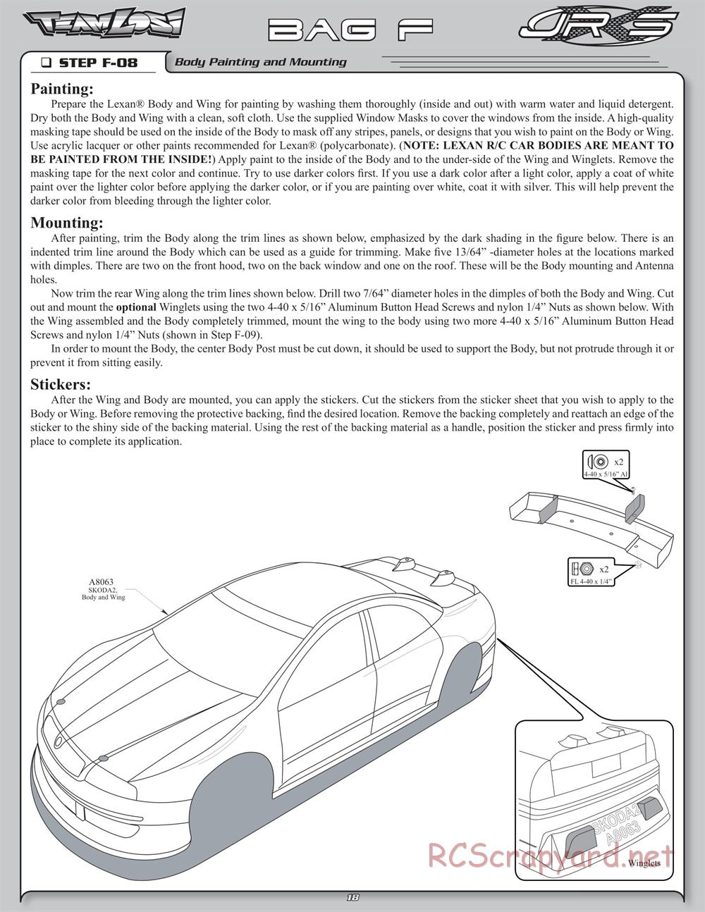 Team Losi - JRX-S - Manual - Page 21