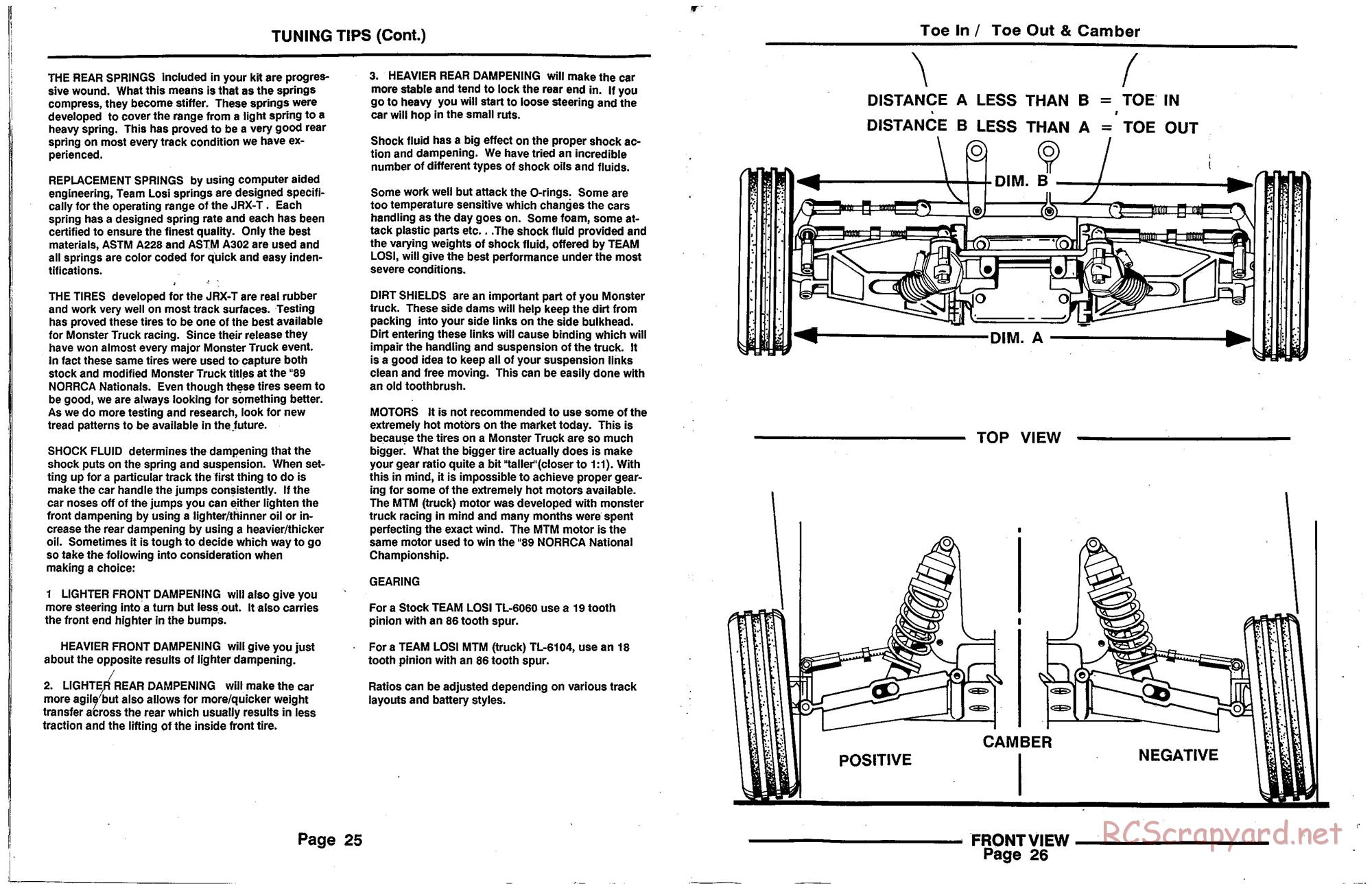 Team Losi - JRXT - Manual - Page 15