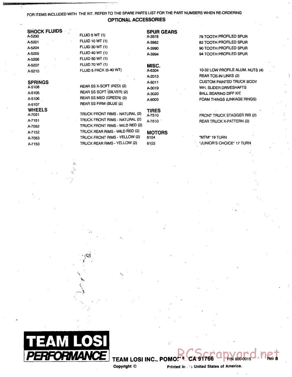 Team Losi - JRXT - Manual - Page 19