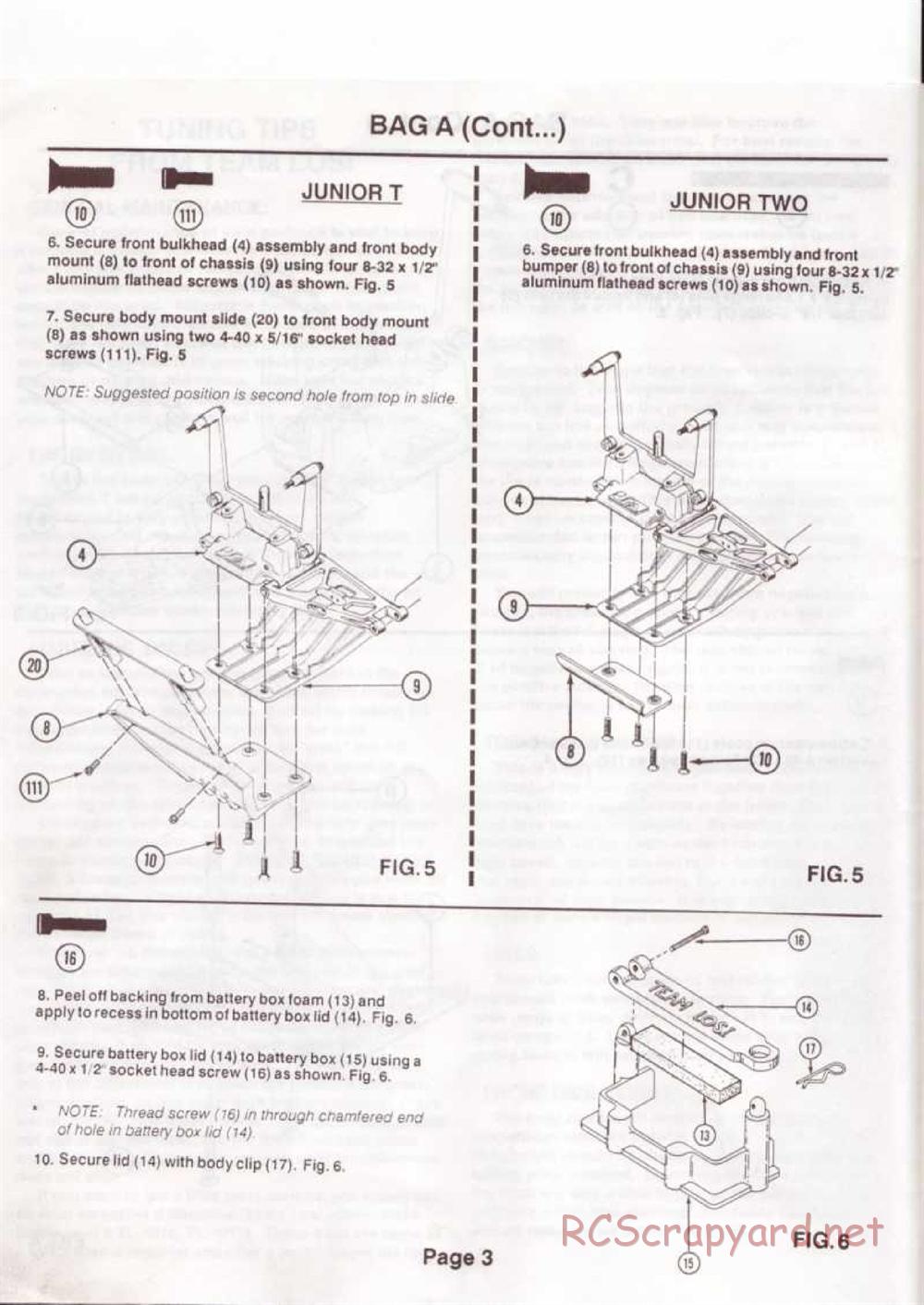 Team Losi - Junior-T - Manual - Page 6