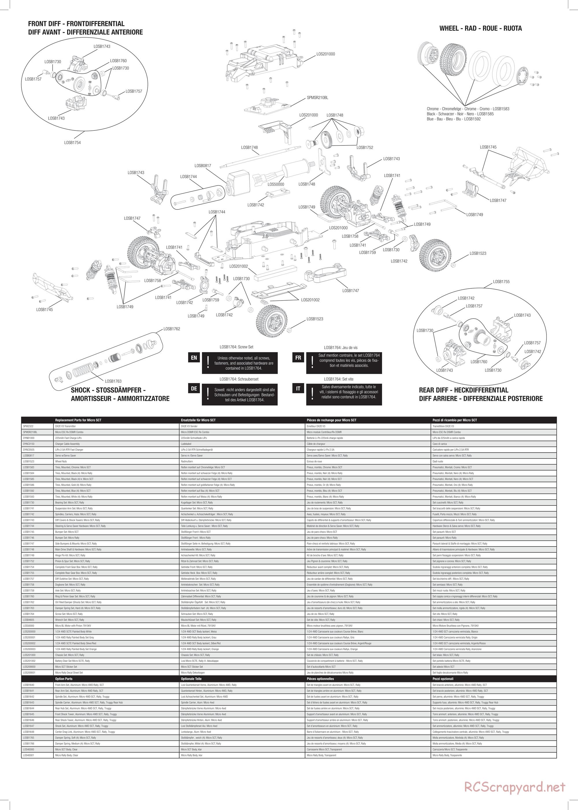 Team Losi - Micro SCTE - Manual - Page 4