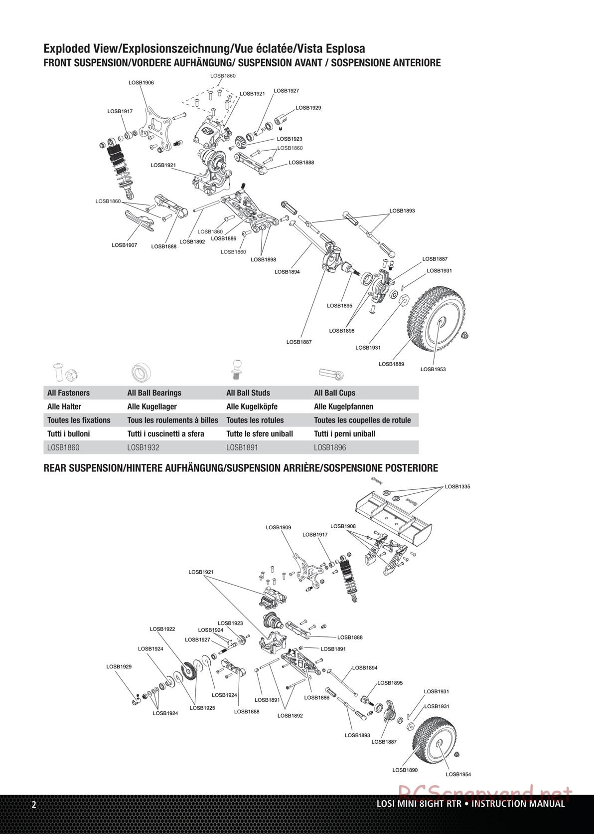 Team Losi - Mini-8ight - Manual - Page 2