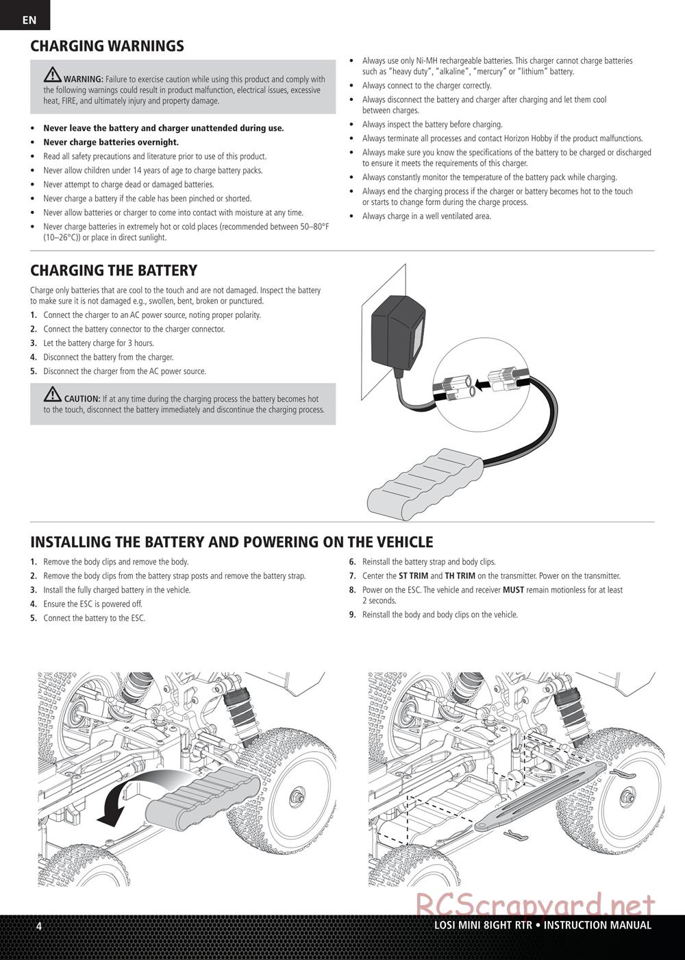 Team Losi - Mini-8ight - Manual - Page 4