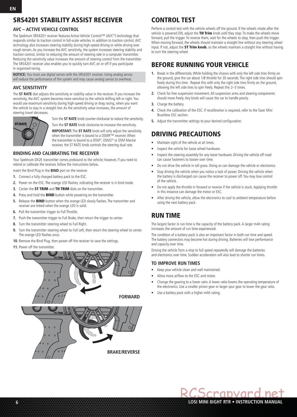 Team Losi - Mini-8ight - Manual - Page 6