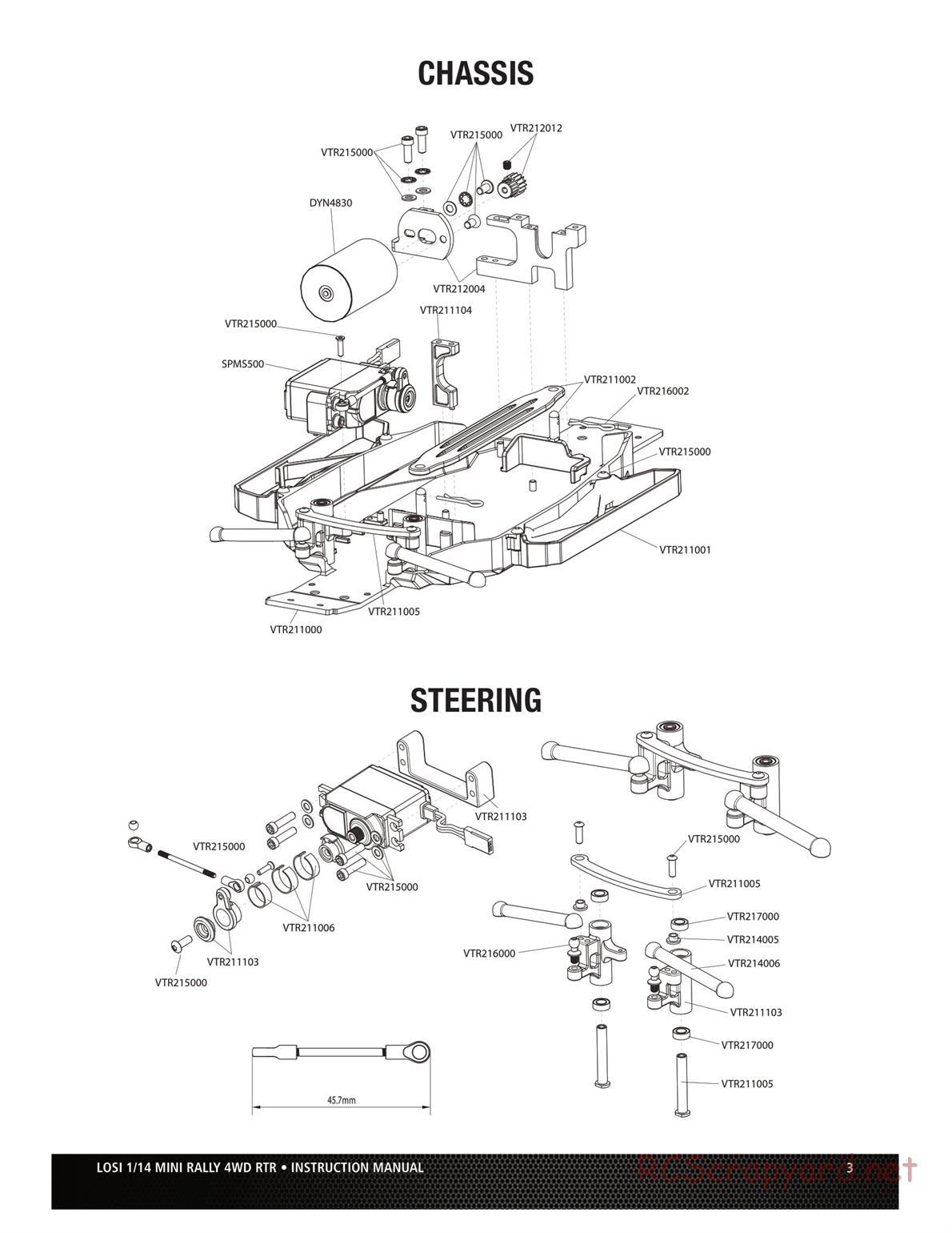 Team Losi - Mini Rally Car - Manual - Page 3