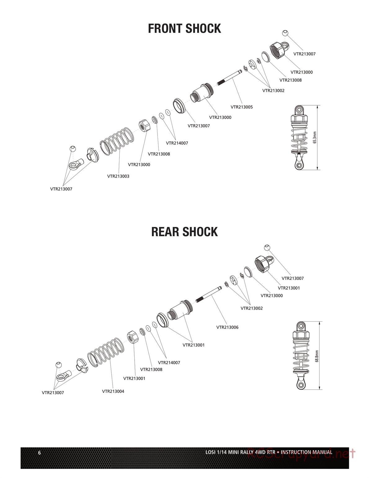 Team Losi - Mini Rally Car - Manual - Page 6