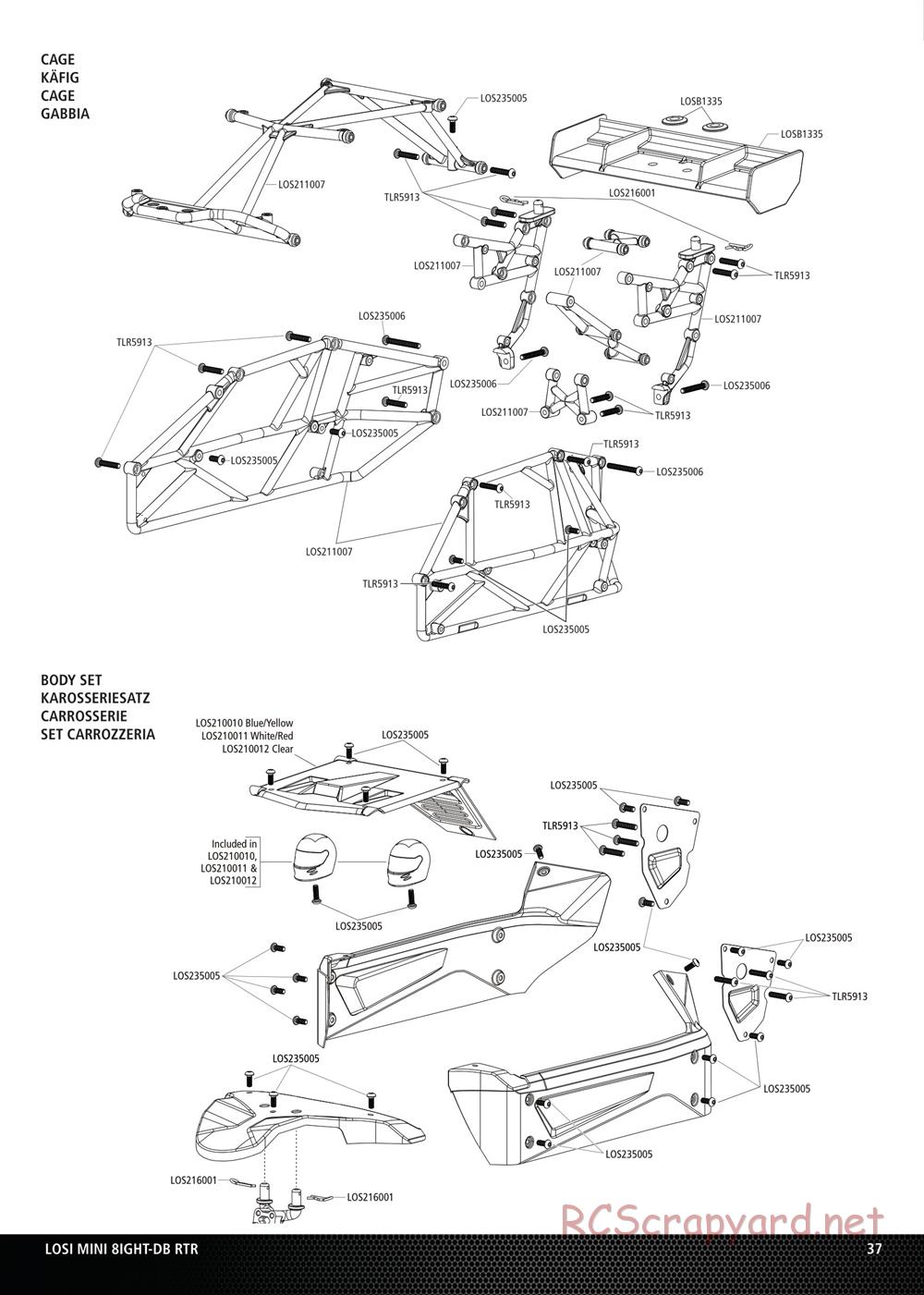 Team Losi - Mini 8ight DB - Manual - Page 13