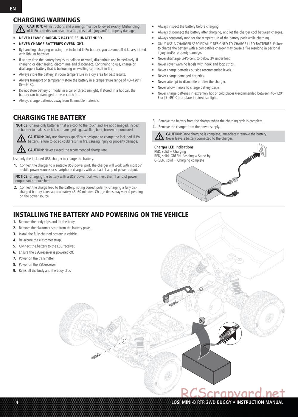 Team Losi - Mini-B - Manual - Page 4