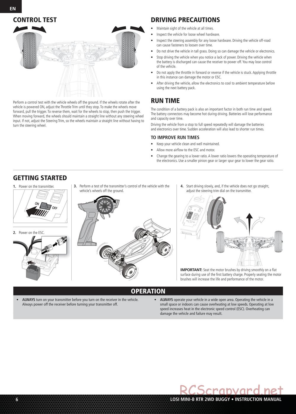 Team Losi - Mini-B - Manual - Page 6