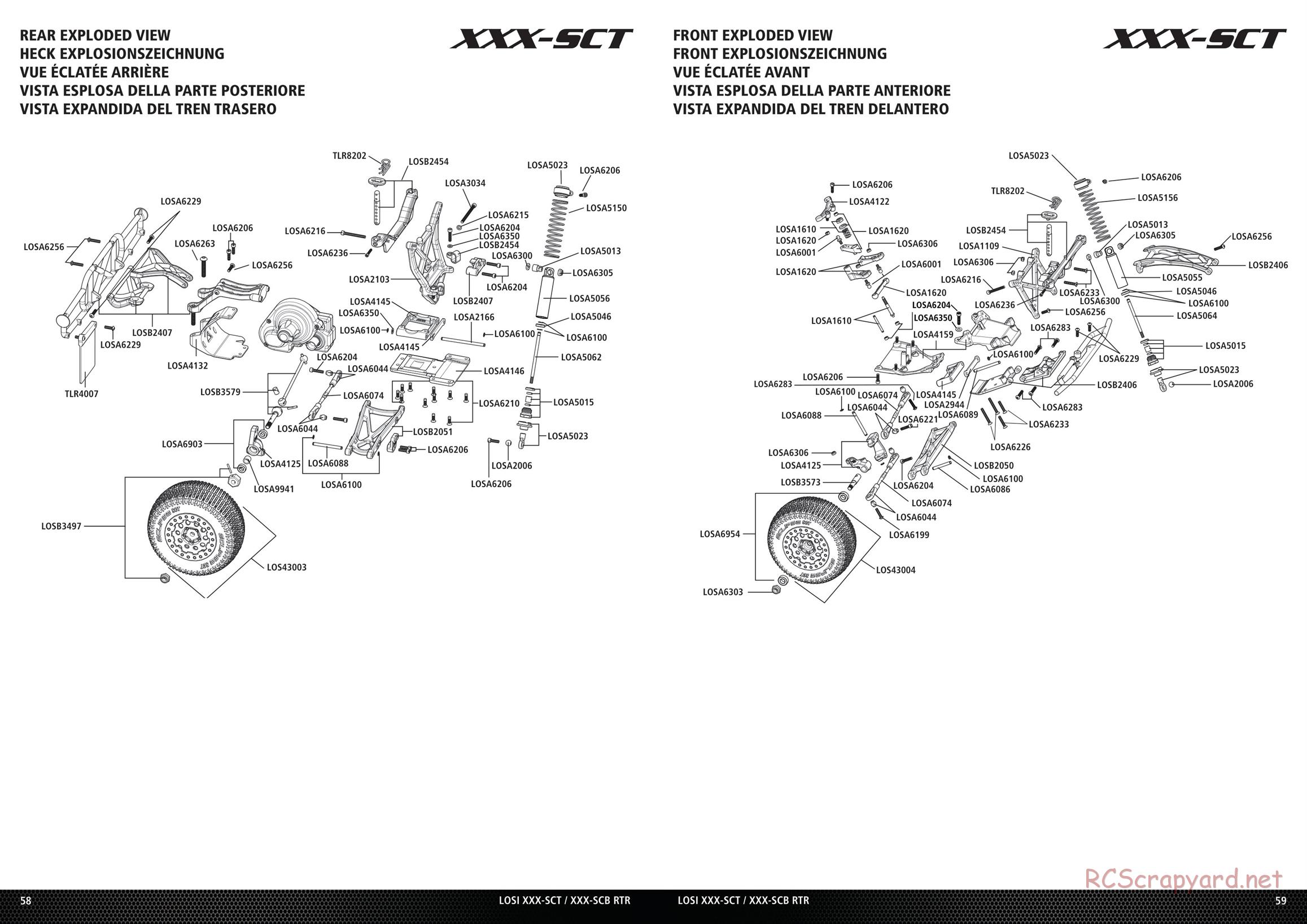 Team Losi - XXX-SCB / XXX-SCT - AVC - Manual - Page 4