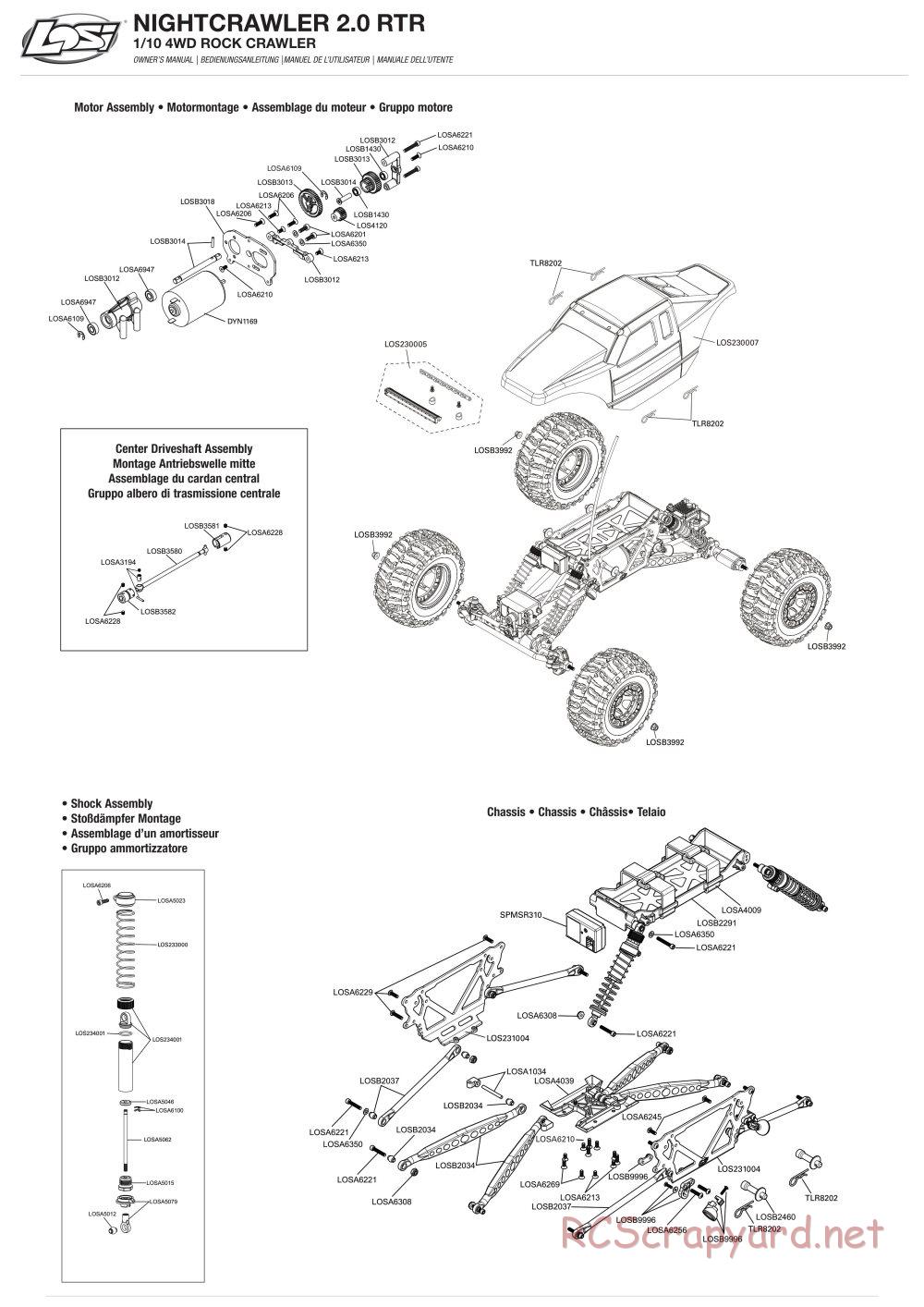 Team Losi - Night Crawler 2.0 - Manual - Page 5