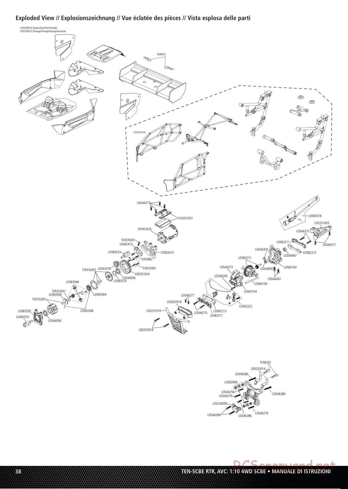 Team Losi - Ten-SCBE - Manual - Page 3