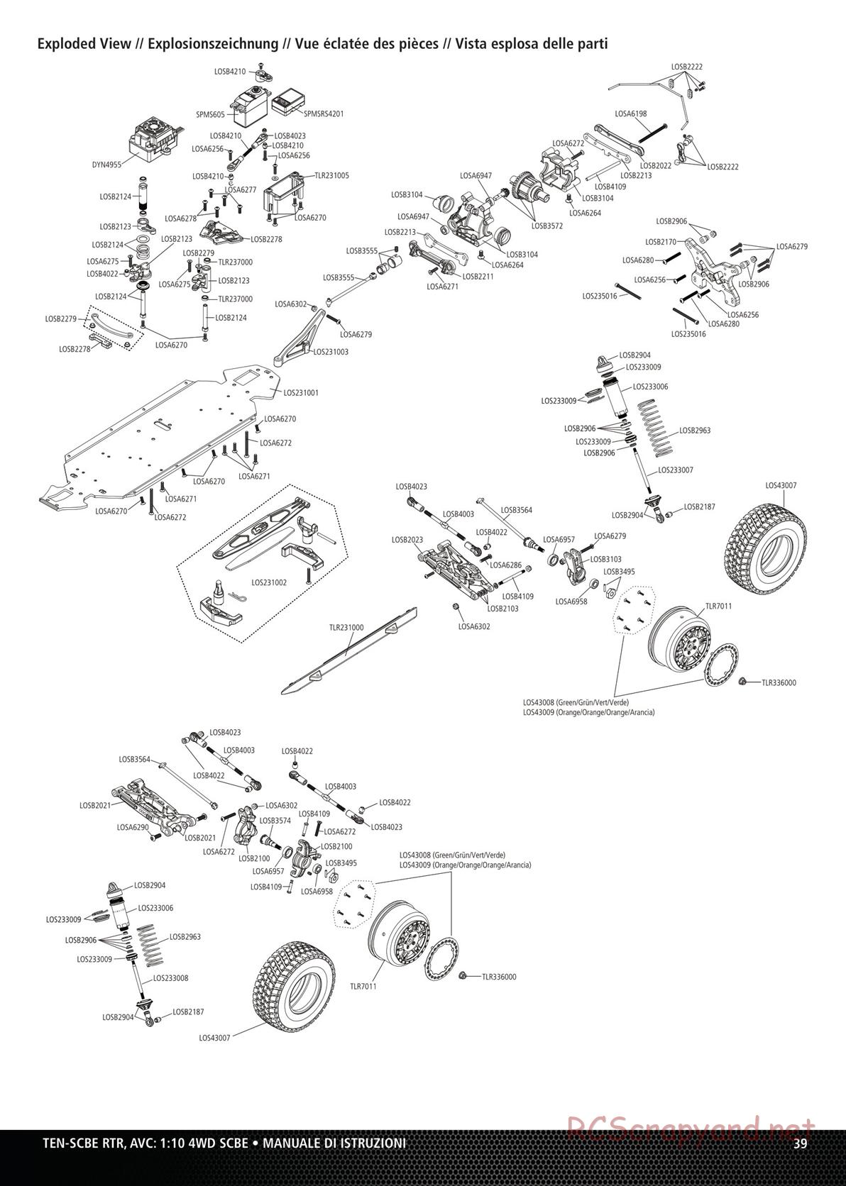 Team Losi - Ten-SCBE - Manual - Page 4