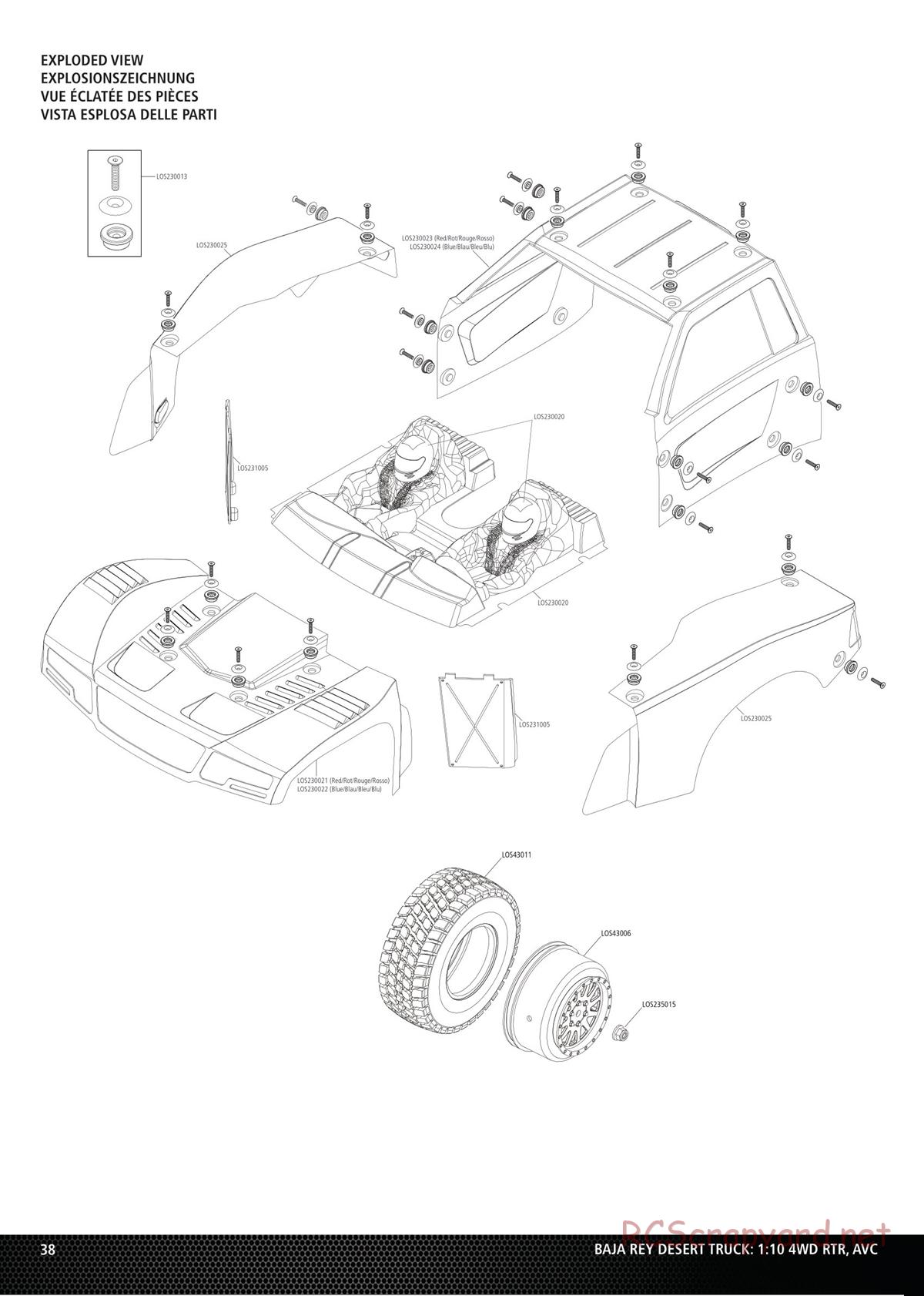 Team Losi - Baja Rey - Manual - Page 4