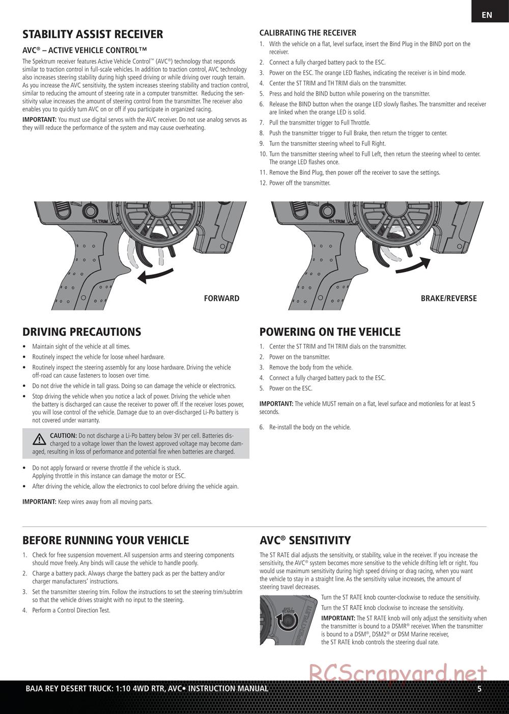 Team Losi - Baja Rey - Manual - Page 5