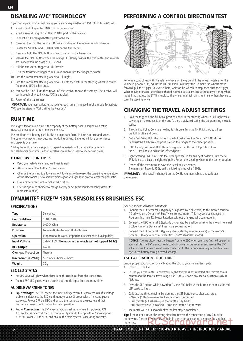 Team Losi - Baja Rey - Manual - Page 6