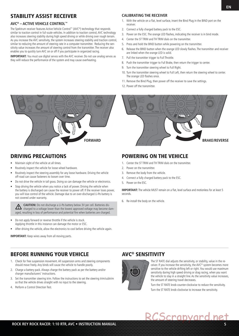 Team Losi - Rock Rey - Rock Racer - Manual - Page 5