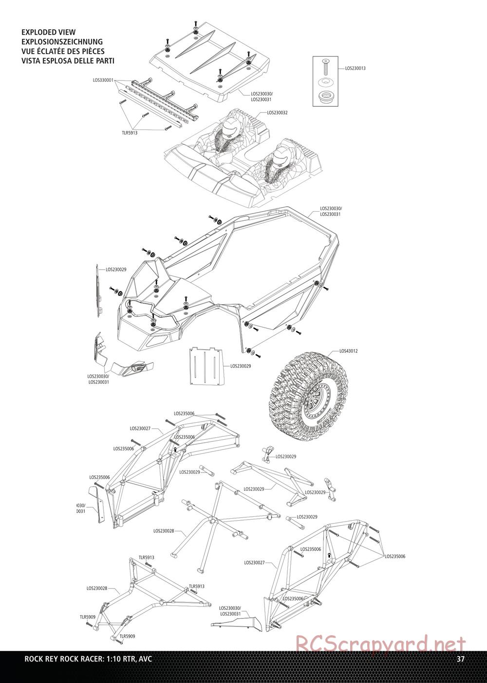 Team Losi - Rock Rey - Rock Racer - Manual - Page 13