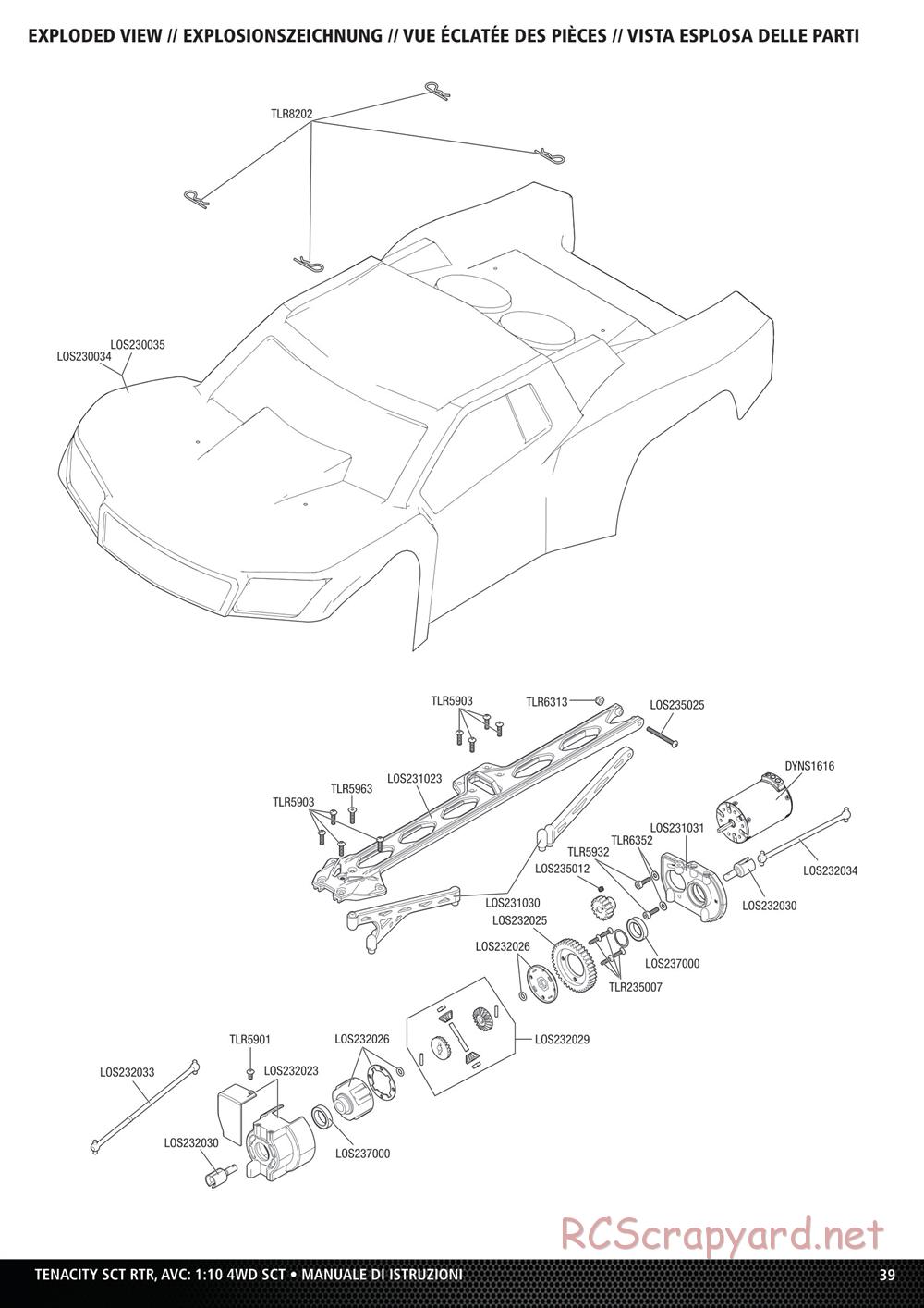 Team Losi - Tenacity-SCT - Manual - Page 15