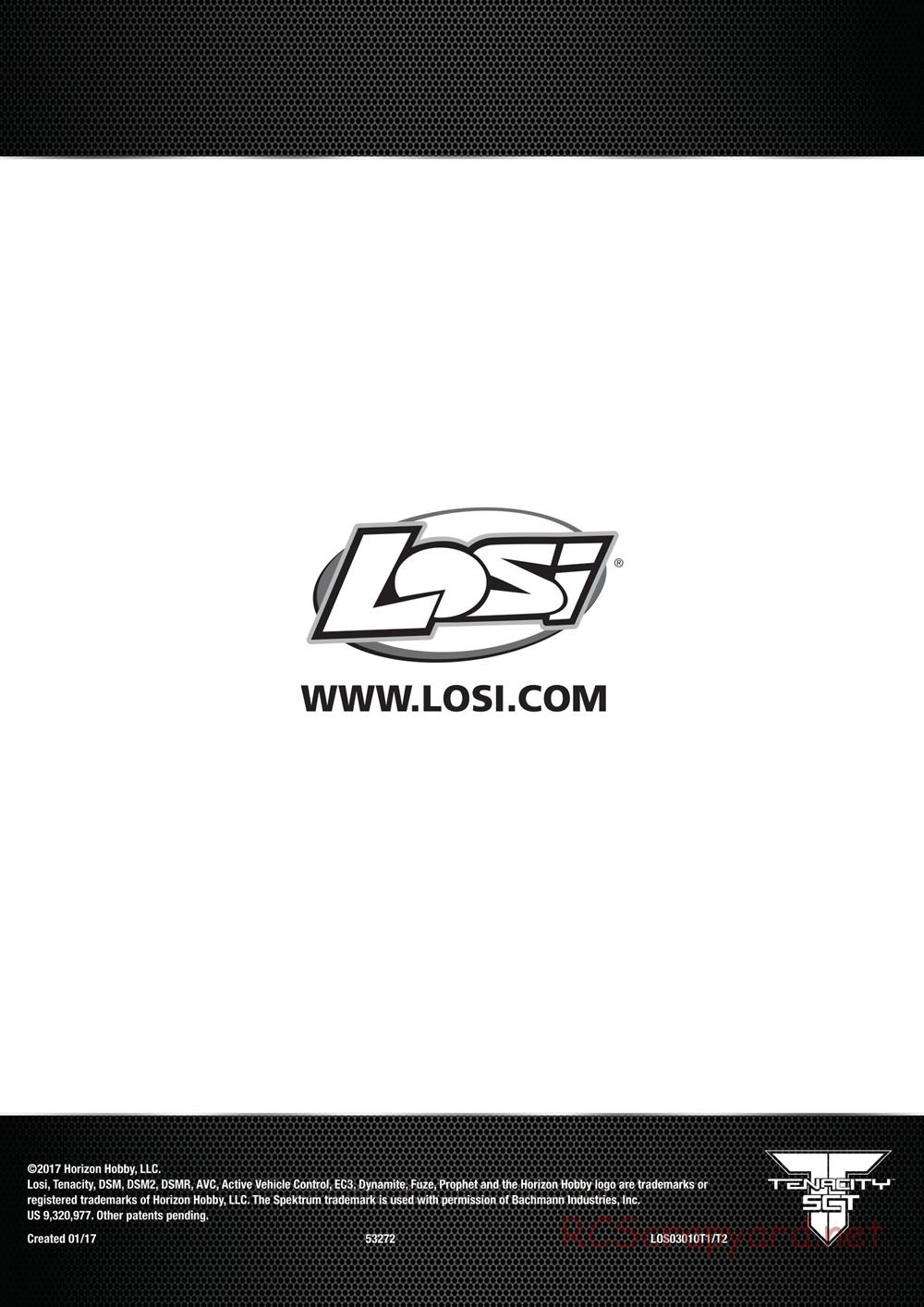 Team Losi - Tenacity-SCT - Manual - Page 16