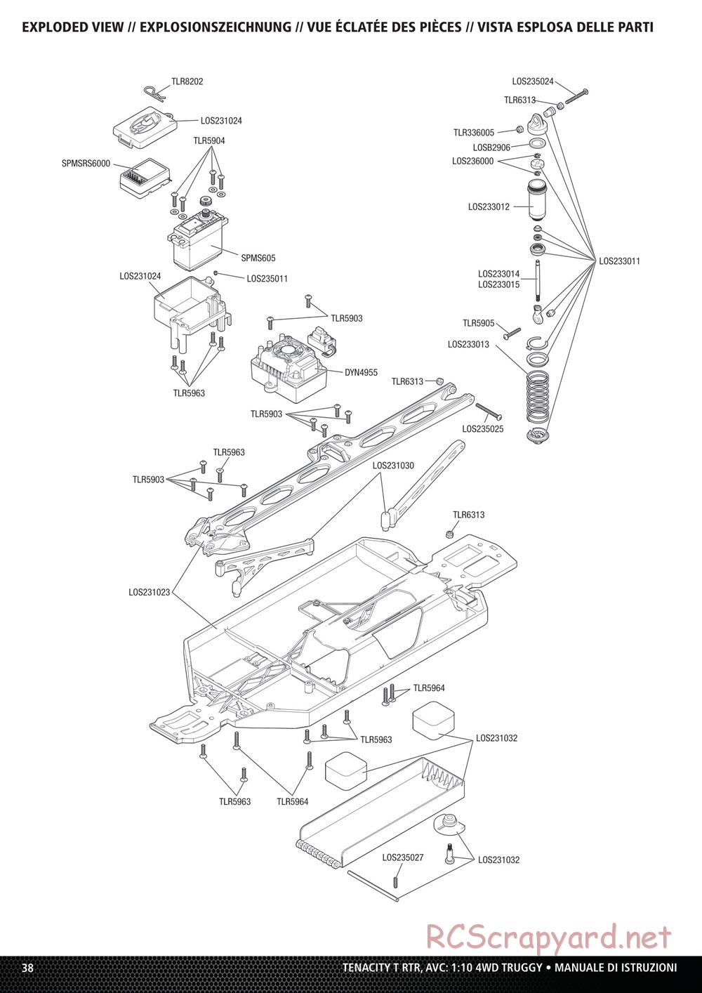 Team Losi - Tenacity-T Truggy - Manual - Page 14