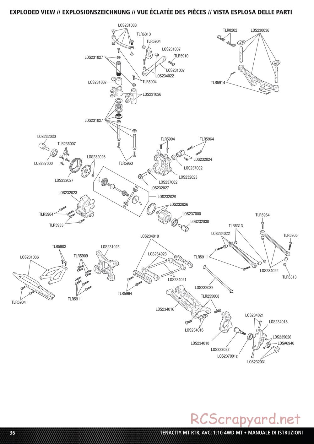 Team Losi - Tenacity-MT - Manual - Page 12