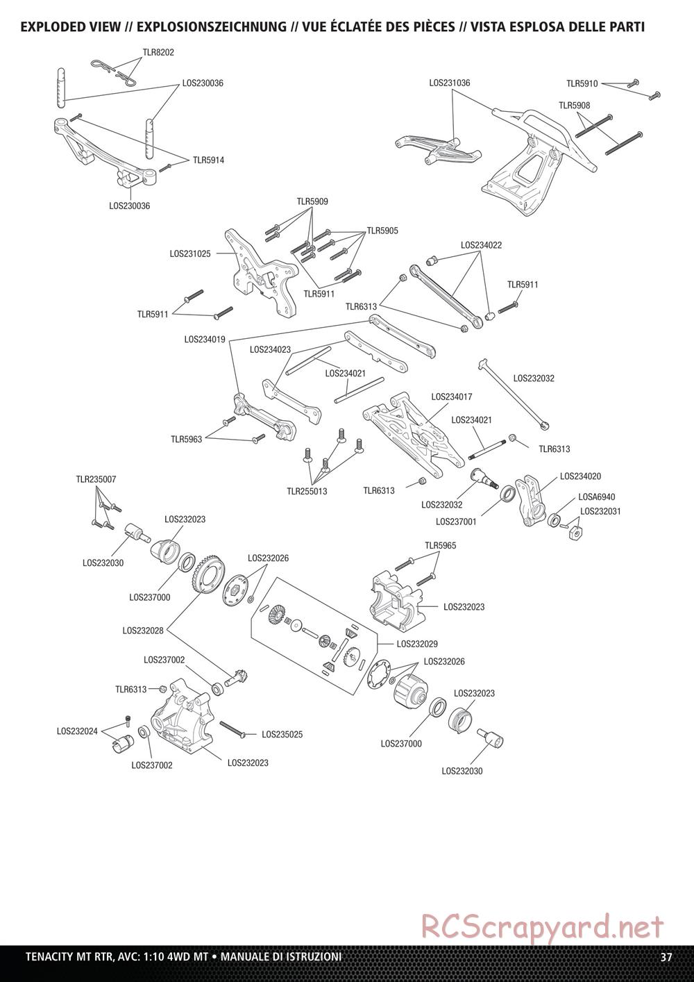 Team Losi - Tenacity-MT - Manual - Page 13