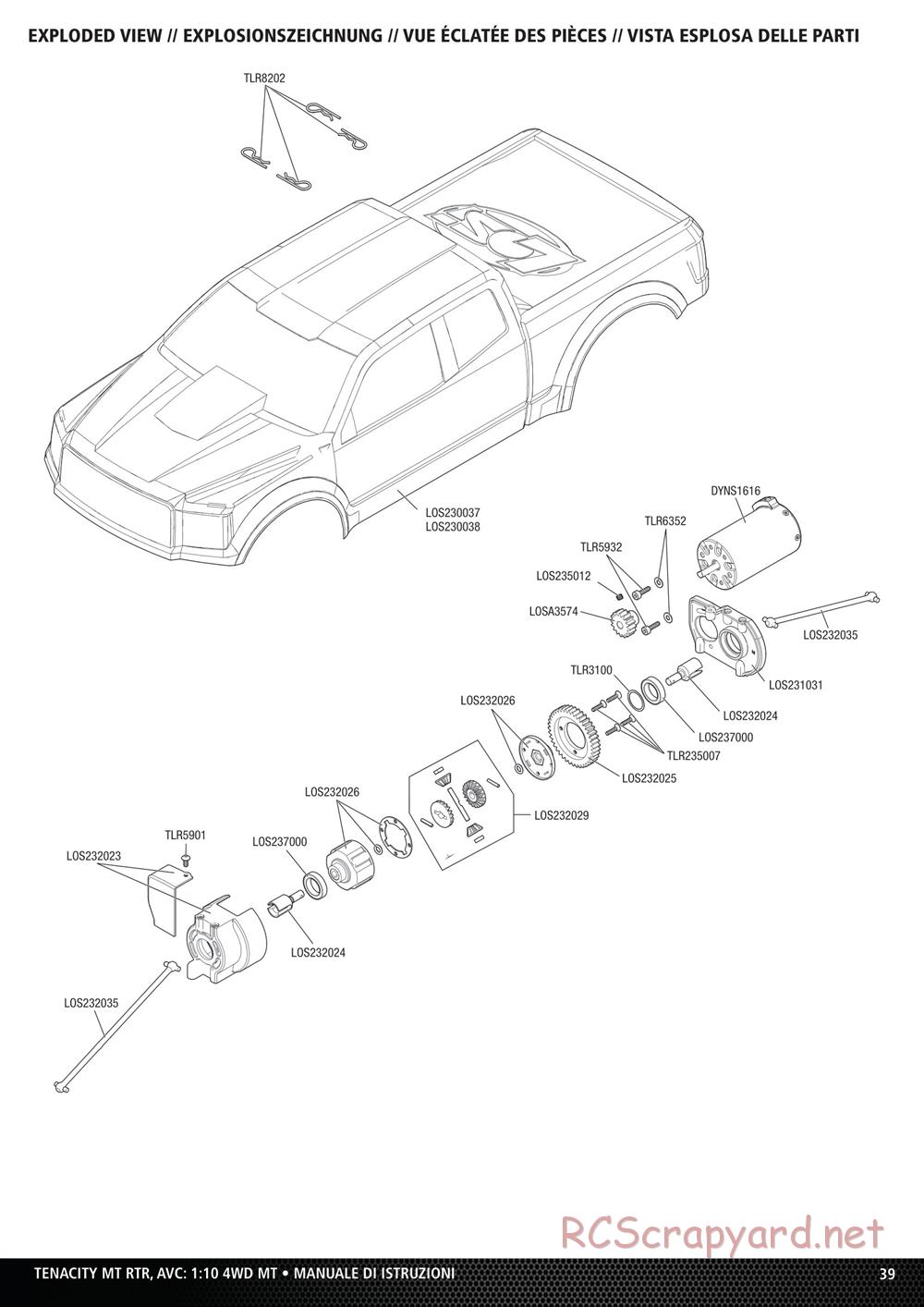 Team Losi - Tenacity-MT - Manual - Page 15