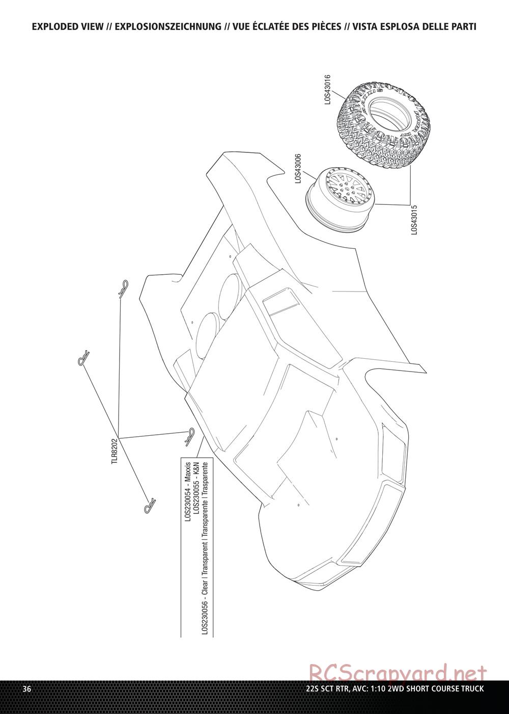 Team Losi - 22S SCT Maxxis - Manual - Page 12