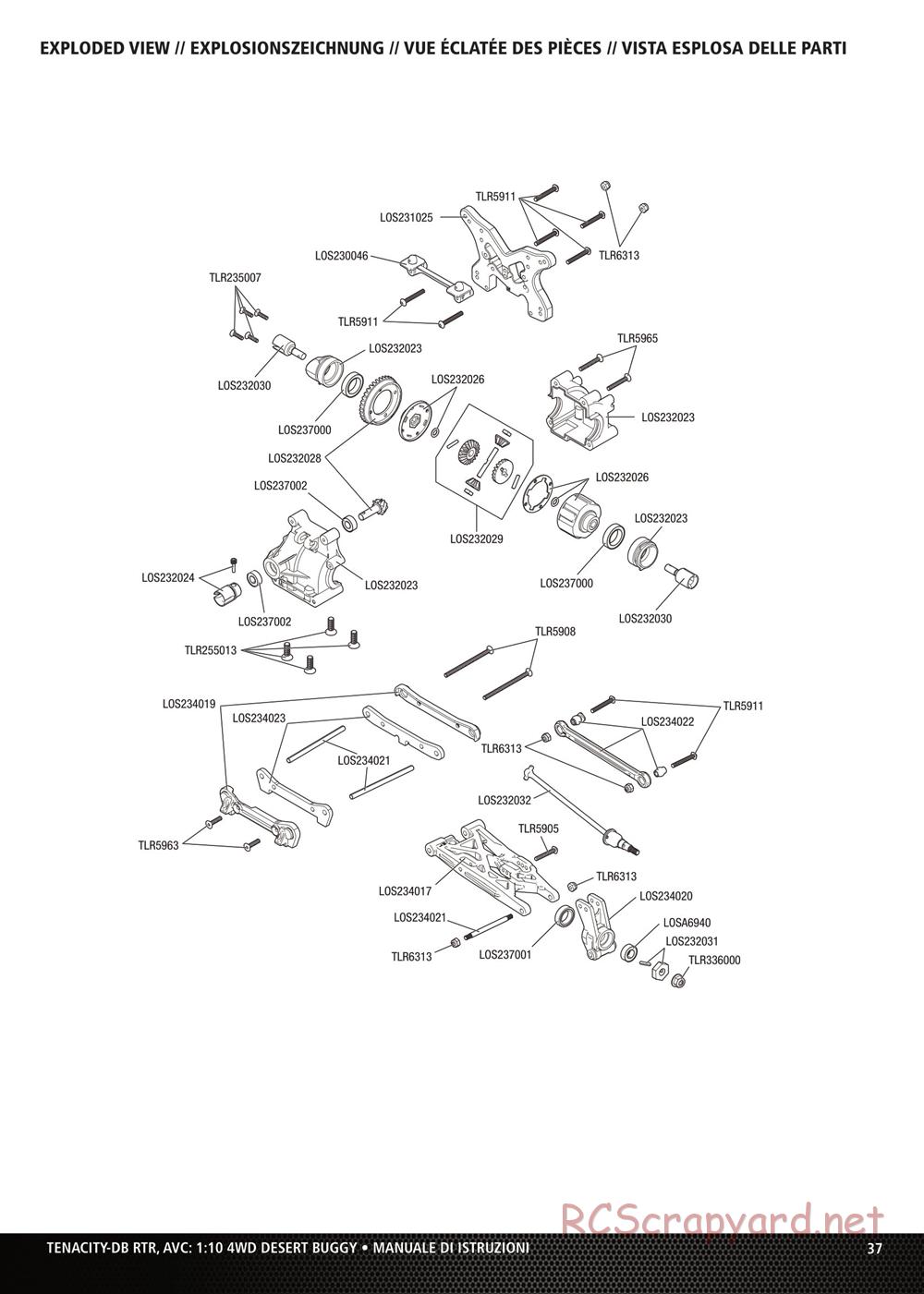 Team Losi - Tenacity-DB - Manual - Page 13