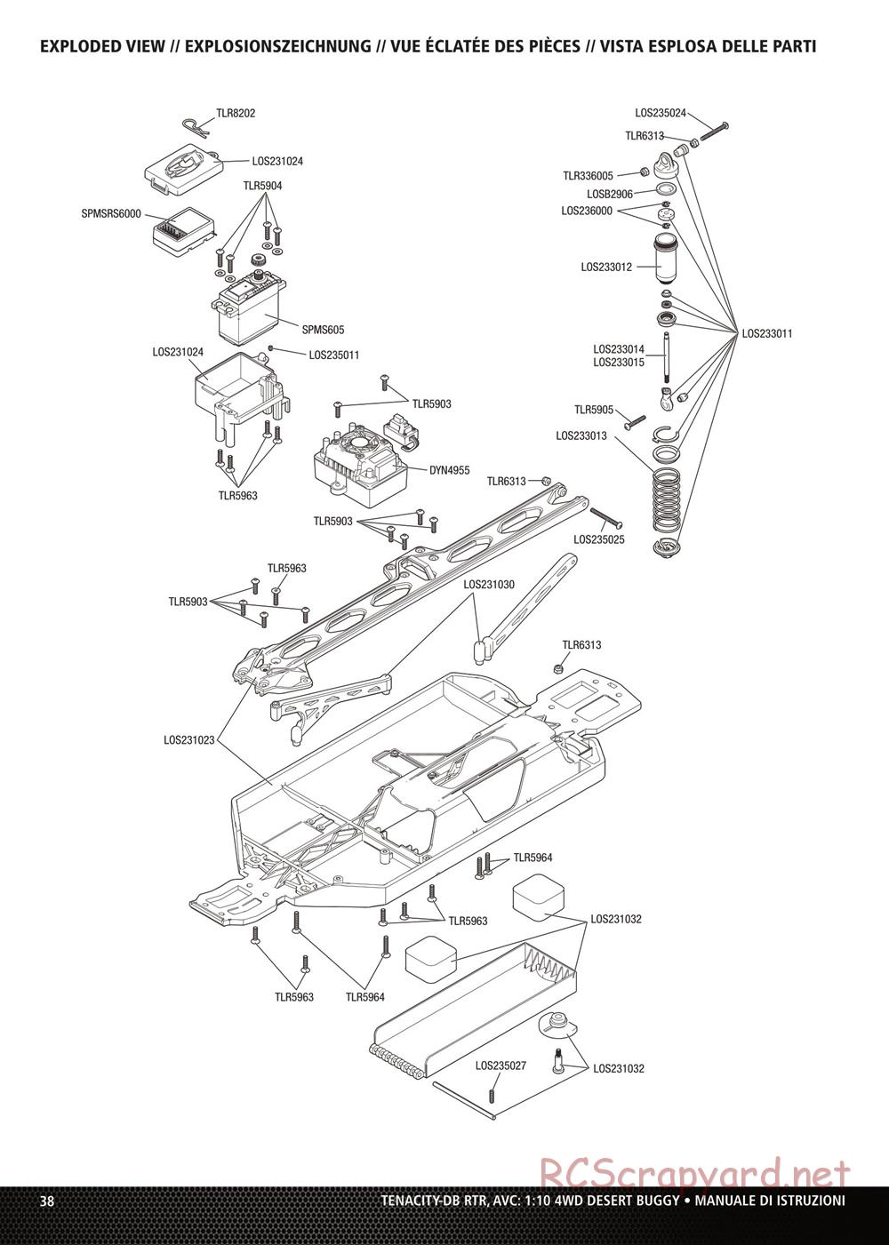 Team Losi - Tenacity-DB - Manual - Page 14