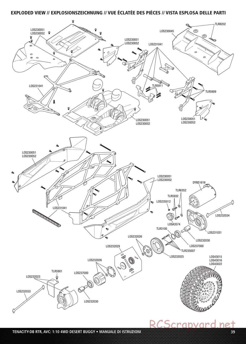 Team Losi - Tenacity-DB - Manual - Page 15