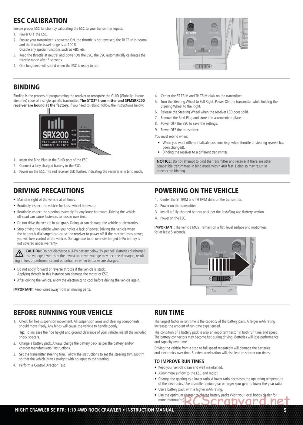 Team Losi - Night Crawler SE - Manual - Page 5