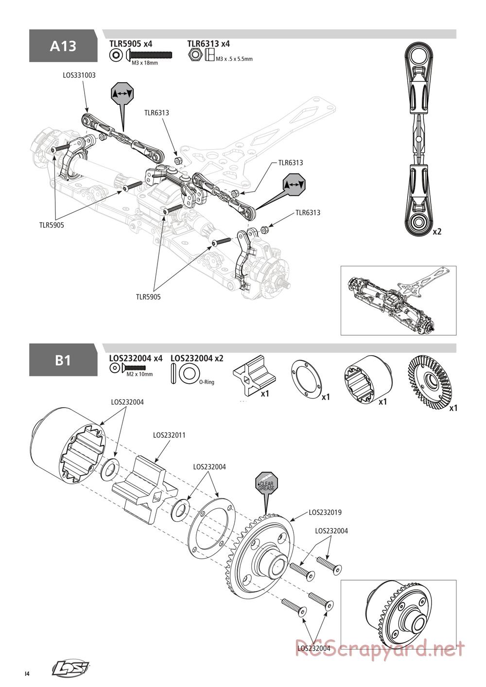 Team Losi - Rock Rey - Rock Racer Kit - Manual - Page 14