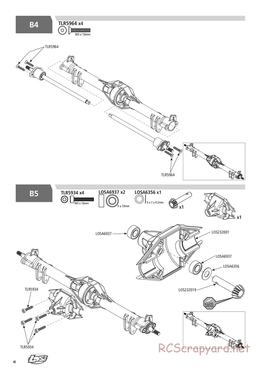 Team Losi - Rock Rey - Rock Racer Kit - Manual - Page 16