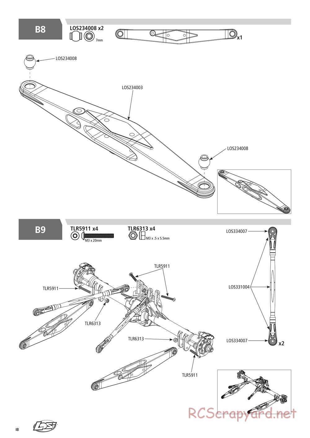 Team Losi - Rock Rey - Rock Racer Kit - Manual - Page 18