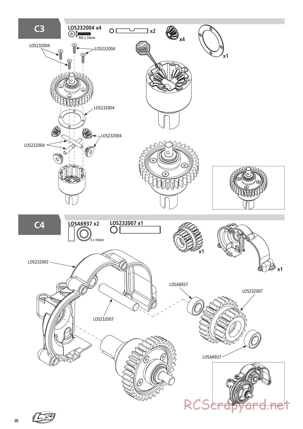 Team Losi - Rock Rey - Rock Racer Kit - Manual - Page 20