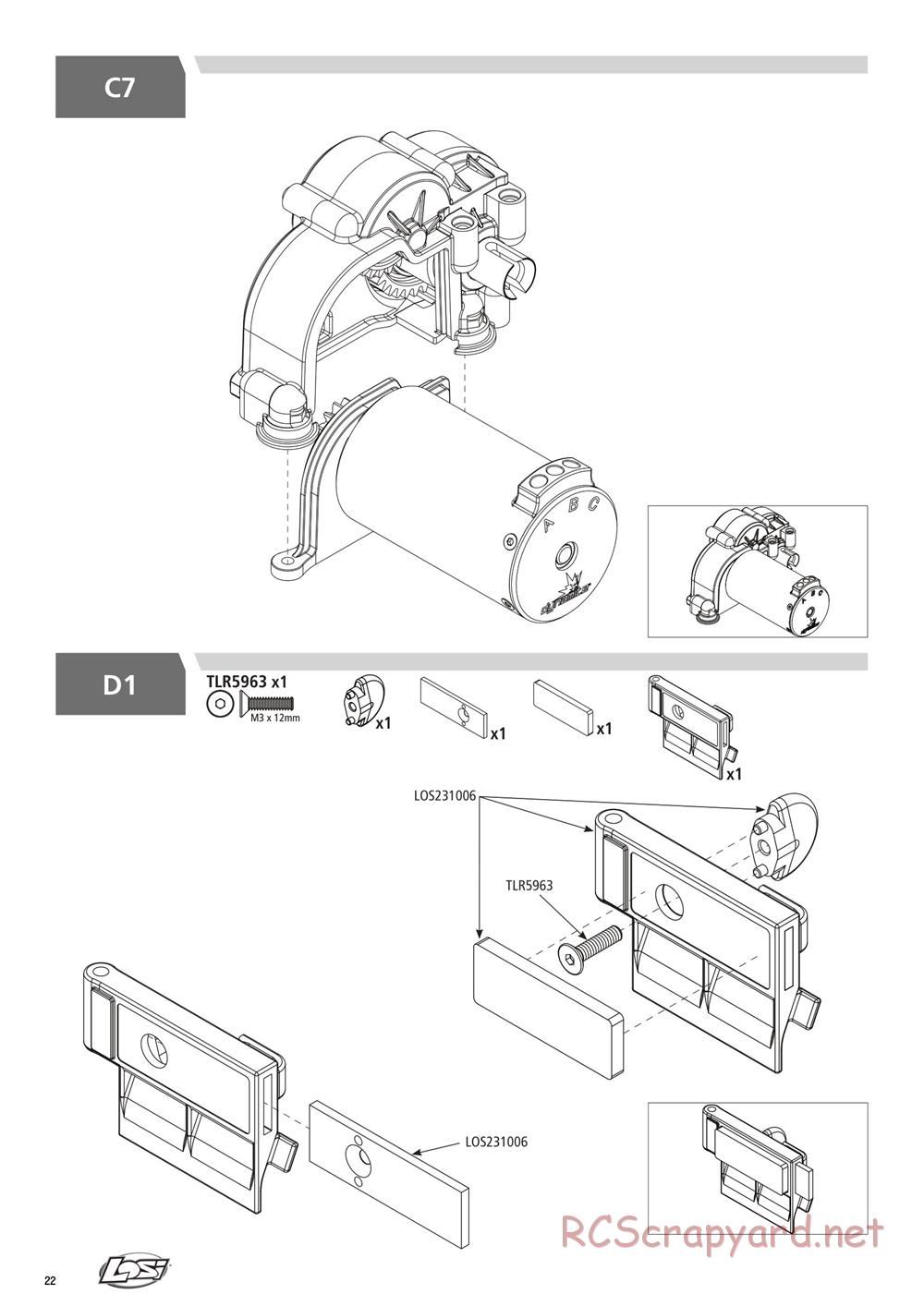 Team Losi - Rock Rey - Rock Racer Kit - Manual - Page 22