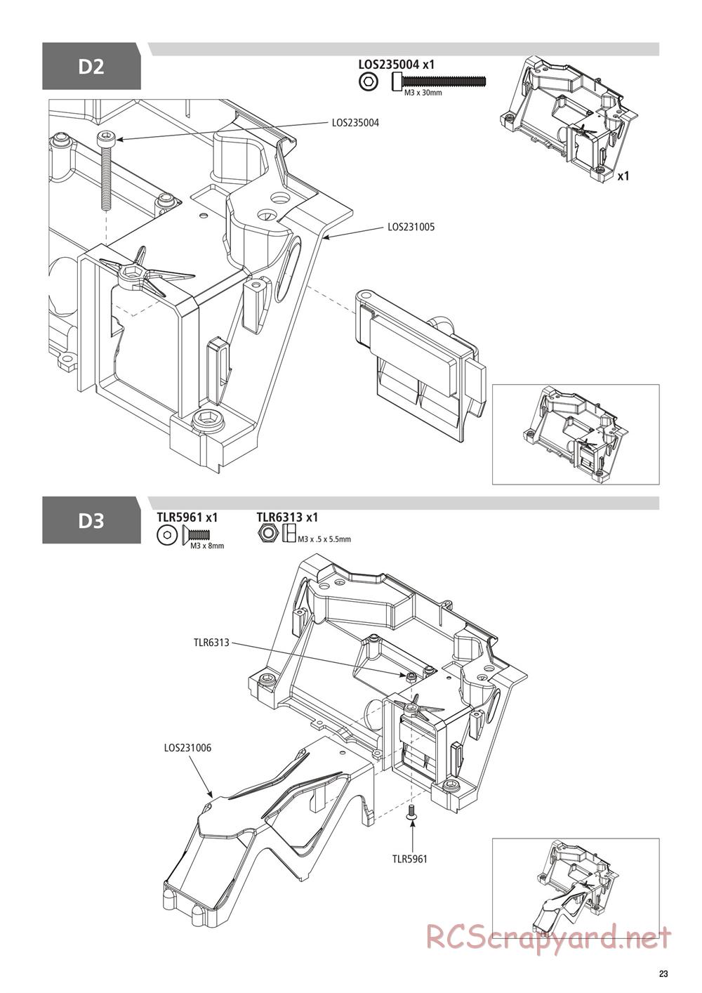 Team Losi - Rock Rey - Rock Racer Kit - Manual - Page 23