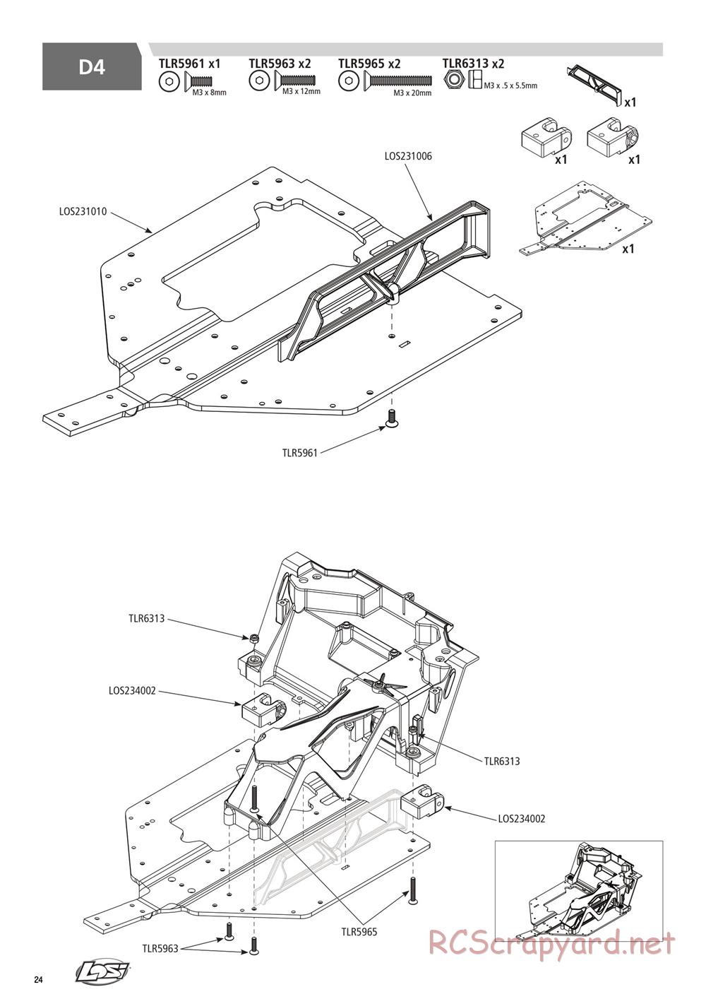 Team Losi - Rock Rey - Rock Racer Kit - Manual - Page 24