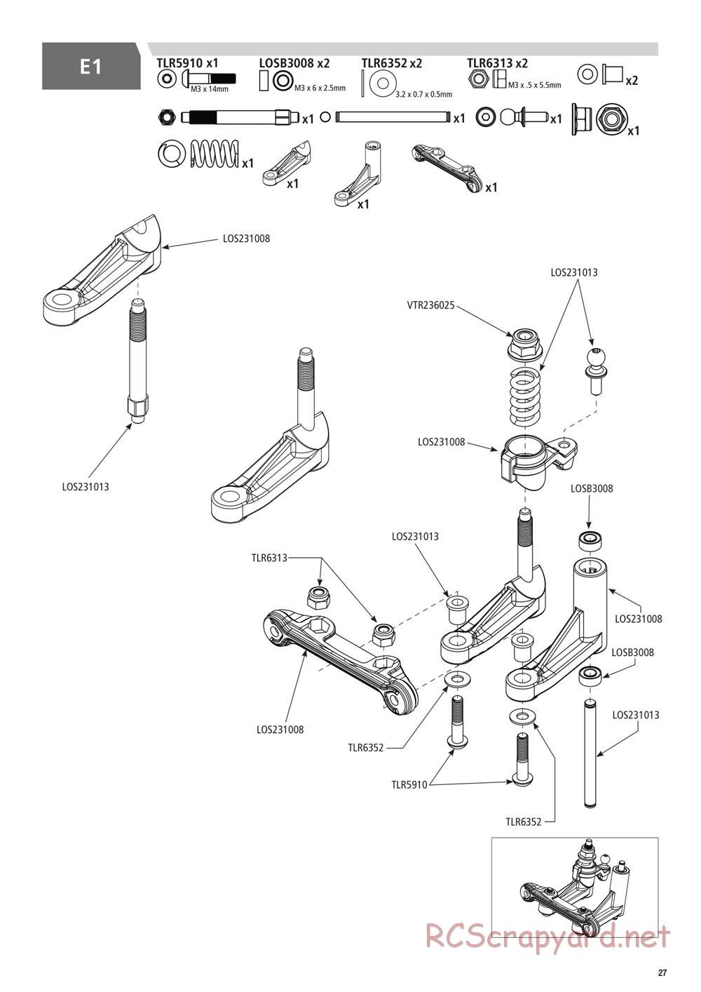 Team Losi - Rock Rey - Rock Racer Kit - Manual - Page 27